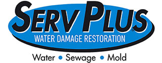 ServPlus - Water Damage Restoration Logo